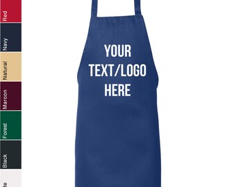 Custom Q-Tees - Butcher Apron - Q2010 Personalized Vinyl or Glitter