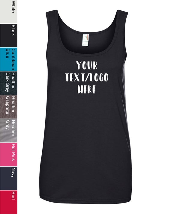 Anvil Ladies' Missy Fit Ringspun Tank 882L - Etsy