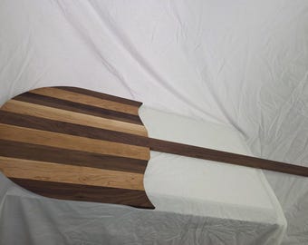 Handcrafted Walnut & Cherry Pizza Peel – 6ft Oven Tool