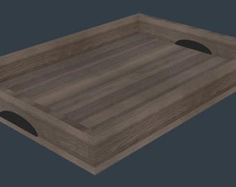 Black Walnut Stove Cover Plan | Large Handmade Hardwood Cutting Board | Serving Tray | Noodle Board | Raised Stove Cover | Build Plan