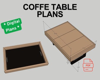Coffee Table Woodworking Plans: Puzzle Table Design - PDF Download