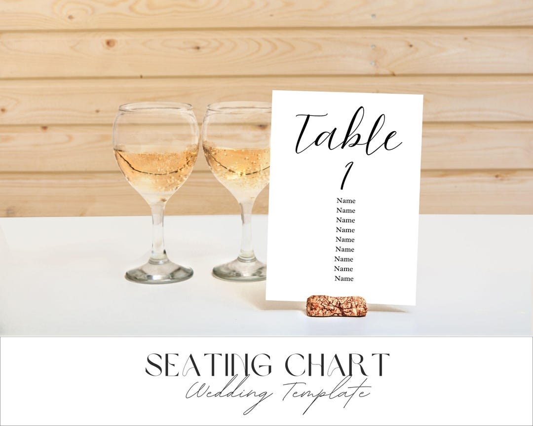 Seating Chart Cards Seating Plan Table Seating Chart Table Number Cards ...