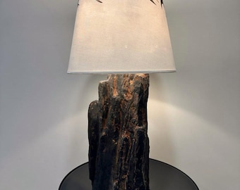 Handmade Papier Mâché Table Lamp with Hand-Painted Bird Shade – Eco-Friendly Artistic Decor