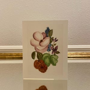 Cartão de buquê de flores