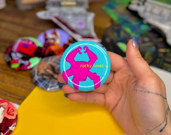 Rocky Loves U button