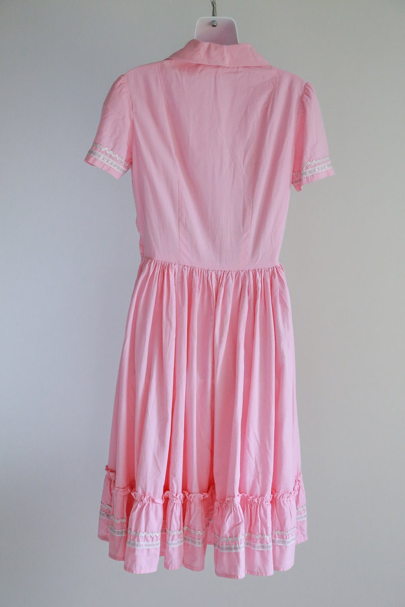 Pink Ric Rac Patio Dress Sz S Etsy