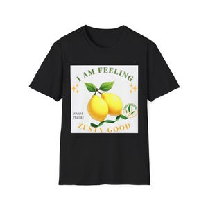 Zesty Good Lemon T-Shirt - Fun Summer Style, Gift for Friends, Casual Wear, Bright Mood, Festival Attire, Eco-Friendly Tee