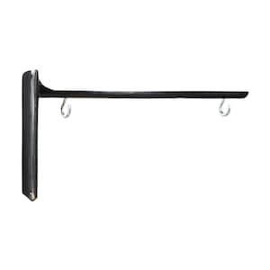 Metal Hanging Bar for Double-Sided Address Signs, Plaque Hanging Accessory, Individual Sign Bracket, Aluminum House Sign Hanger with Hooks