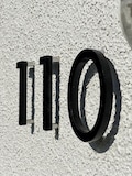 Modern Floating Aluminum House Numbers & Letters - 8 Sizes: Metal Address Characters, Precision Cut Aluminum, Weatherproof Powder Coat