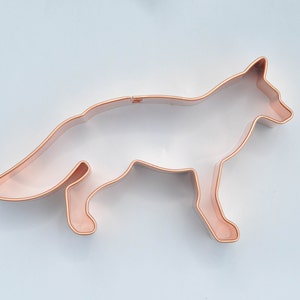 Fox cookie cutter by ecrandal copper cookie cutter, woodland animals cookie cutters