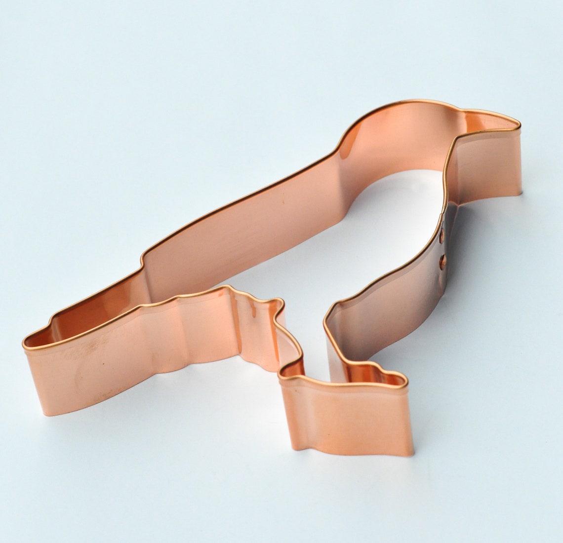 Crow Cookie Cutter by Ecrandal Copper Cookie Cutters Bird Etsy