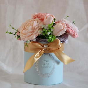 Handmade Soap Flowers - Wedding Centerpiece or Anniversary Gift