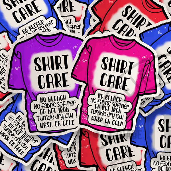 Dtf Shirt Washing Instructions Etsy