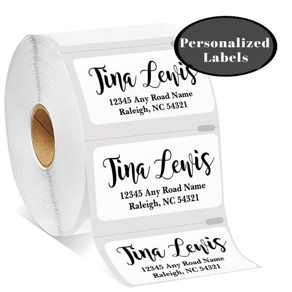 500 Return Address Labels Etsy