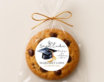 One Smart Cookie 2026 Graduation Labels
