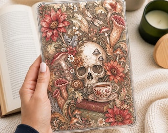 Botanical Skull Halloween Kindle Refresh Kit | Skull Decor Accessories Bundle