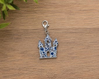 Fantasy Castle Charm: Personalized Fairytale Bookish E-reader Accessory