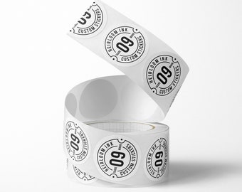 100 Custom Logo Stickers | Matte or Gloss