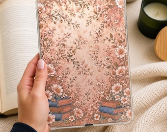 Book Dragon Kindle Refresh Kit | Floral Insert, Magnetic Grip, Stickers Bundle