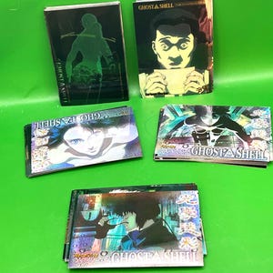 1995 Ghost in the Shell Chromium Holochrome Trading Cards Lot 50 Cards VTG Anime
