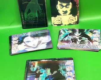 1995 Ghost in the Shell Chromium Holochrome Trading Cards Lot 50 Cards VTG Anime