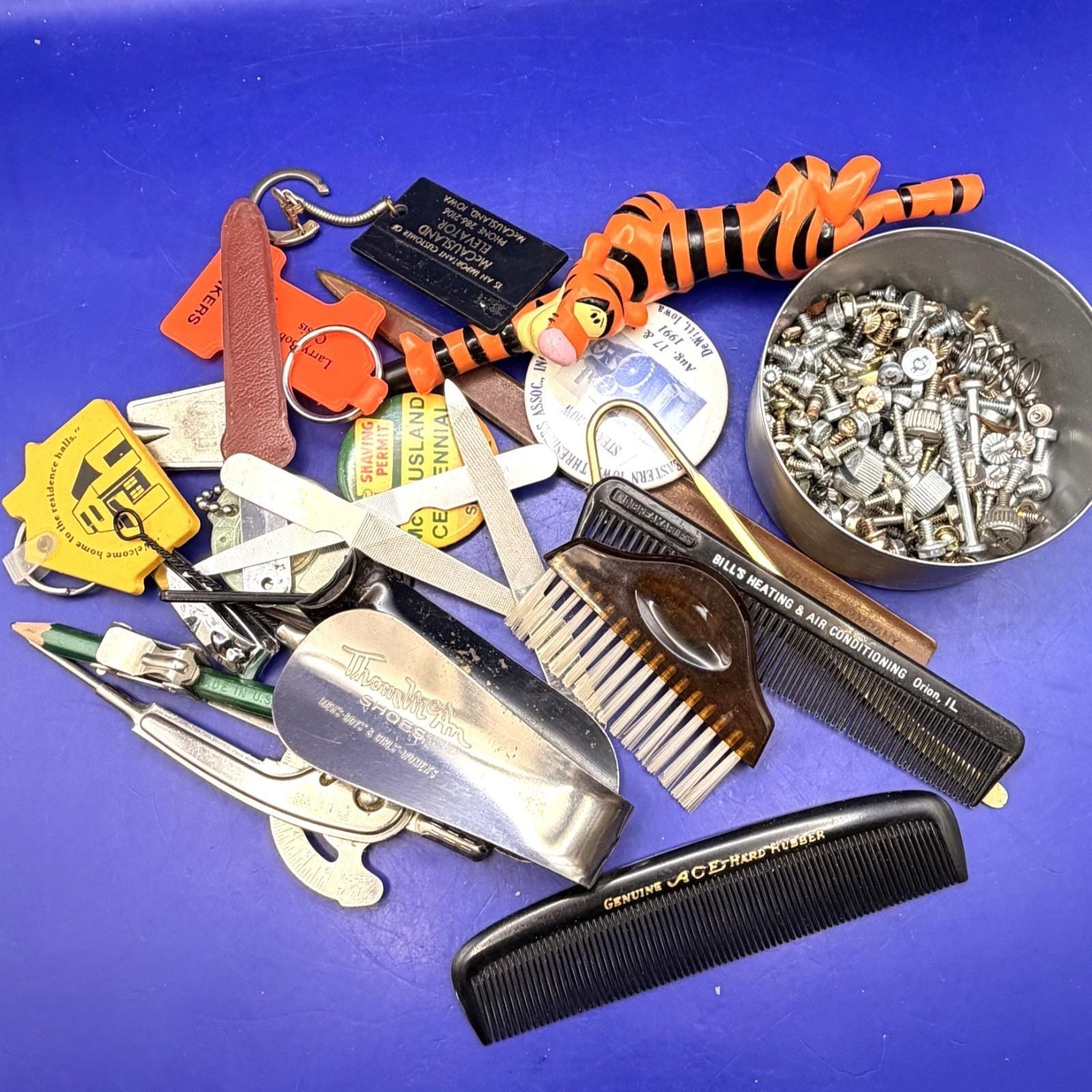 US junk drawer／アメリカのヴィンテージ小物 Junk Drawer Lot - Etsy
