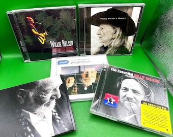 Lot 5 Willie Nelson-cd-album Outlaw Country Gospel Christmas Music Greatest Hits