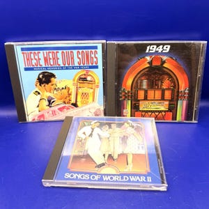 Time Life CD-skivor, andra världskrigets låtar, krigsåren 1949, Big Band, Swing, Vokal, Jazz, 3-pack