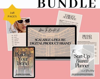 Digital Product - Business Bundle - Guide Workbook Planner Entrepreneur