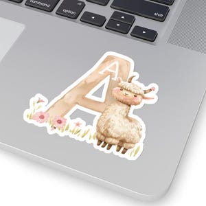 Alpaca Sticker, Kids Sticker, iPad Sticker, Computer Decoration, Stickers for Children, Cute Laptop Decals, Cute Sticker