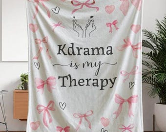 Kdrama Blanket Personalized, Korean Drama Throw Blanket Gift, Kdrama Fan Fleece Sherpa Throw, Korean Aesthetic Home Decor, Gift For Her