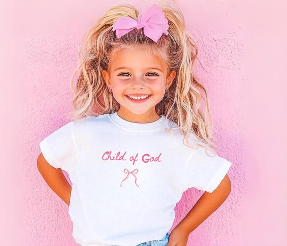 Christian Toddler Shirt, Child Of God Kids Tee, Love Like Jesus Youth Shirt, Bible Verse Christian Girl Shirt, Religious Faith Gift For Kids