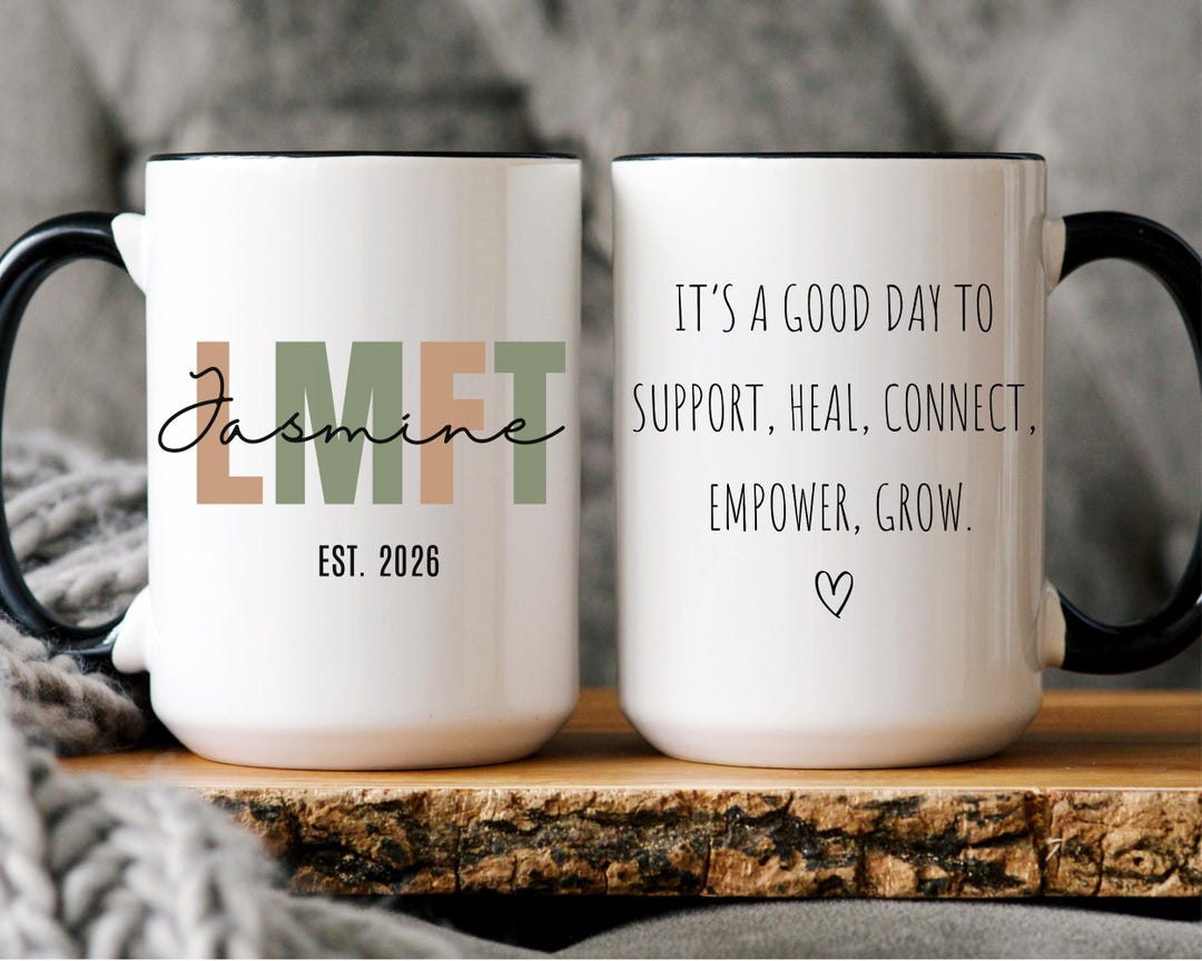 Personalized LMFT Mug, Licensed Marriage and Family Therapist Gift ...
