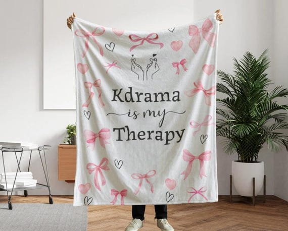 Kdrama Blanket Personalized, Korean Drama Throw Blanket Gift, Kdrama Fan Fleece Sherpa Throw, Korean Aesthetic Home Decor, Gift For Her
