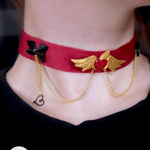 Choker - Charlie Morningstar - Stile Hazbin Hotel - Accessorio Cosplay - Catena - Merchandise Anime/Manga