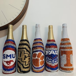 Custom Bedazzled Bling Bottle for College/Bed Decorating/Birthdays