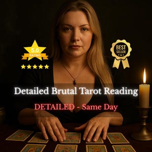 Brutal Tarot Reading, Tarot Cards Reading, Same Day Tarot Reading, Honest Psychic Reading, Brutal Tarot