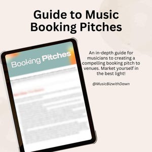 Musician&#39;s Guide to a Compelling Booking Pitch for Touring