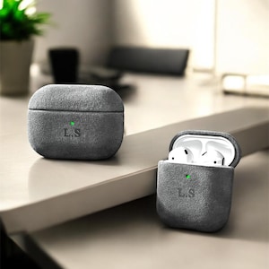 Luxury AirPods Can Be Personalized Fur Texture Leather Velvet Fabric Case Airpods Pro 1 2 3 Earphone Case with Keychain