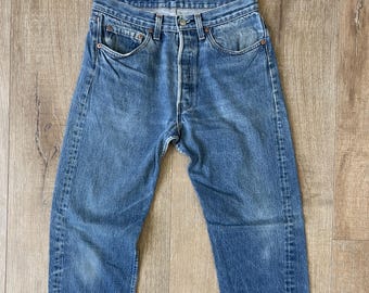 W30 L30 — vintage Levi's 20 505-0217 Jeans Men — 1982, #539 Rivets