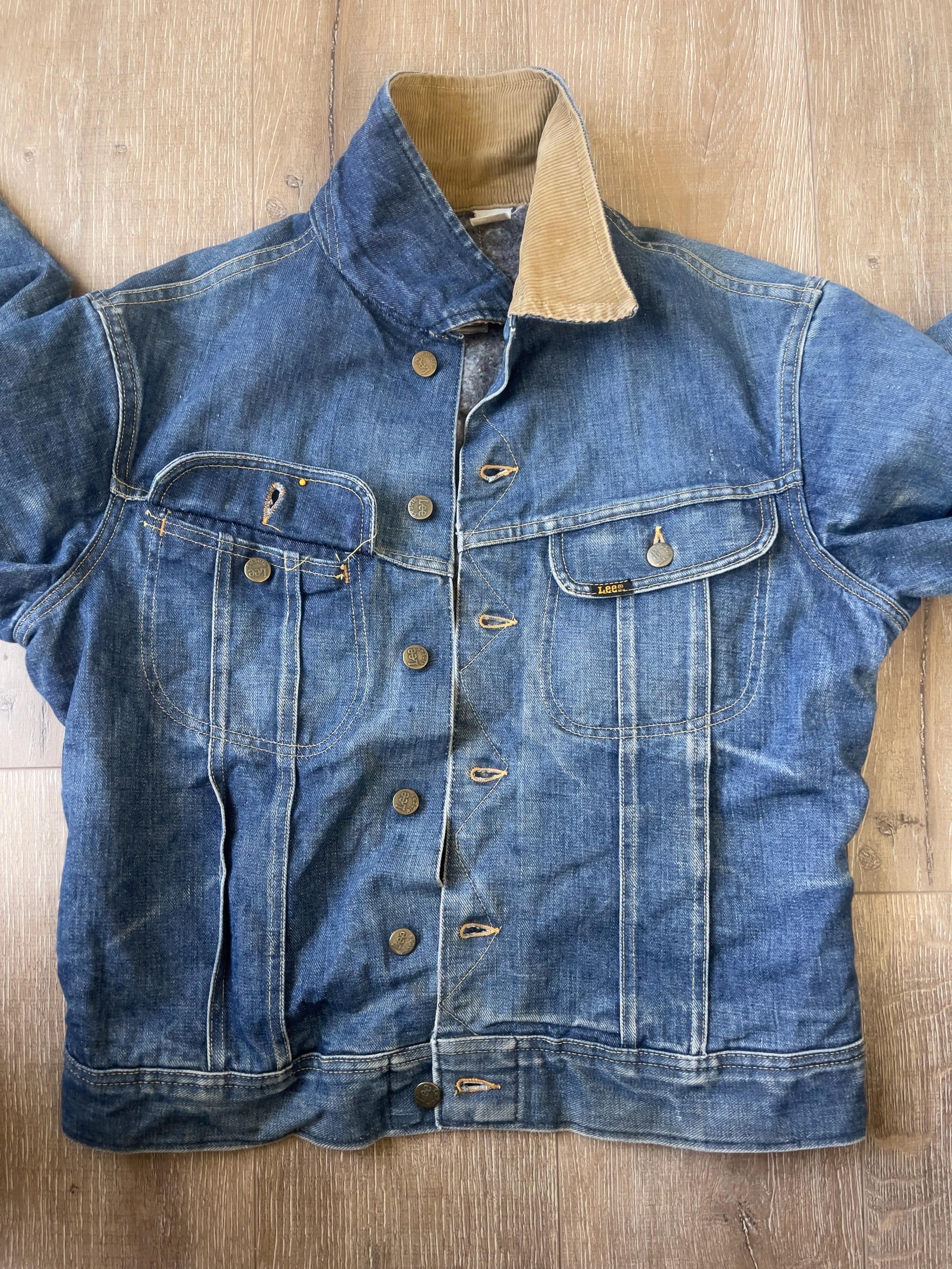 Chest 44 — Vintage Lee Denim Storm Rider Jacket Mens — c.1970s
