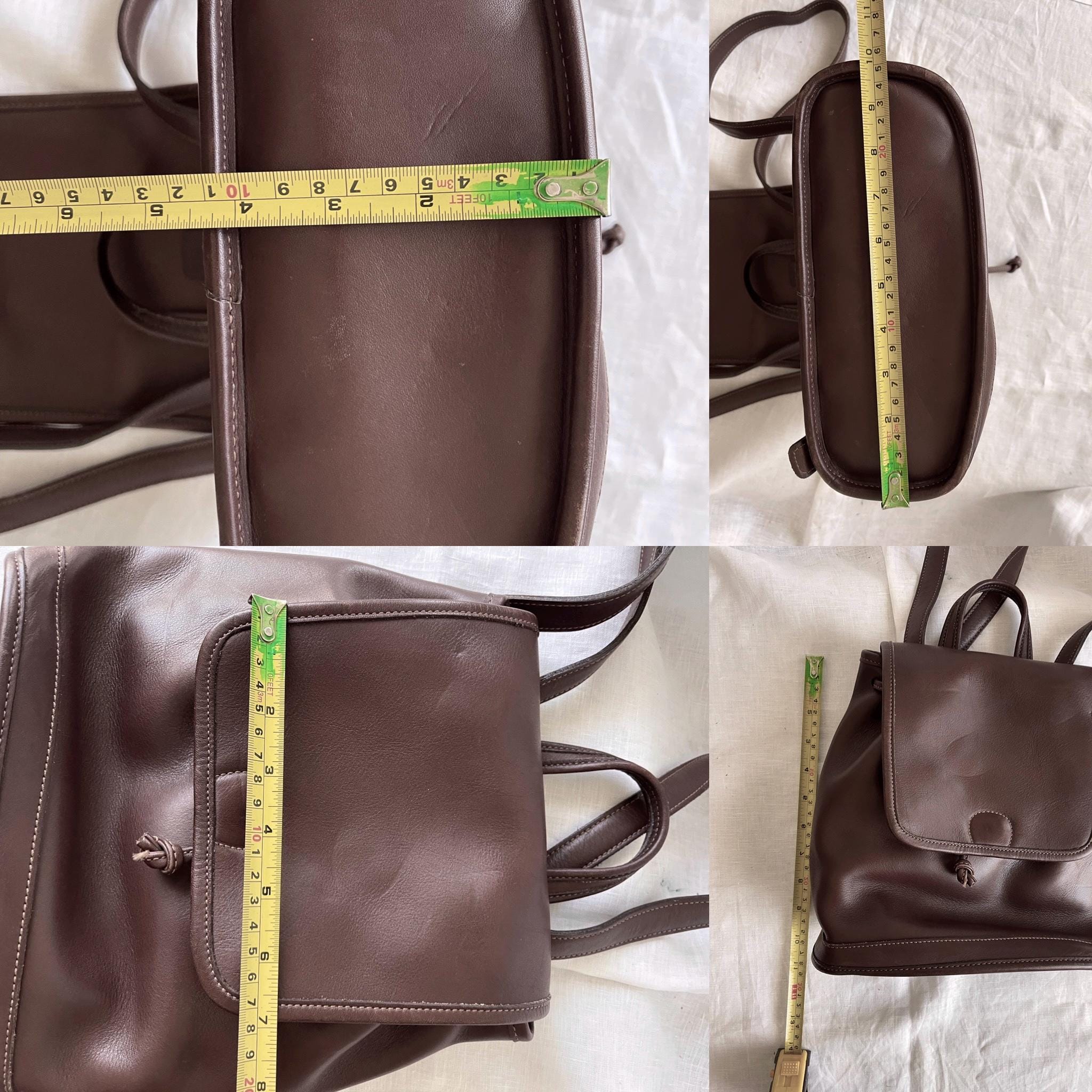 Vintage Coach Backpack — Gloves-tanned Brown Cowhide Leather - Etsy