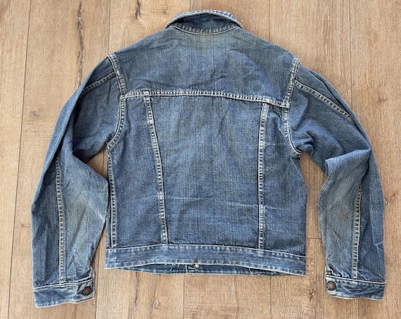 Chest 38 — vintage 50s-60s GAUCHOS Men's Jacket — Denim Rework