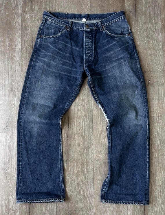 パンツ RRL DENIM SLIMBOOTSCUT W29 W36 L29.5 — Polo Ralph Lauren RRL Jeans Men — Dark Indigo, Blue