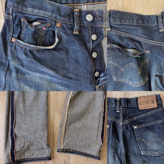 パンツ EDWIN 505XX DENIM PANTS W32 L33 VTG EDWIN 505ZXX 90s JEANS