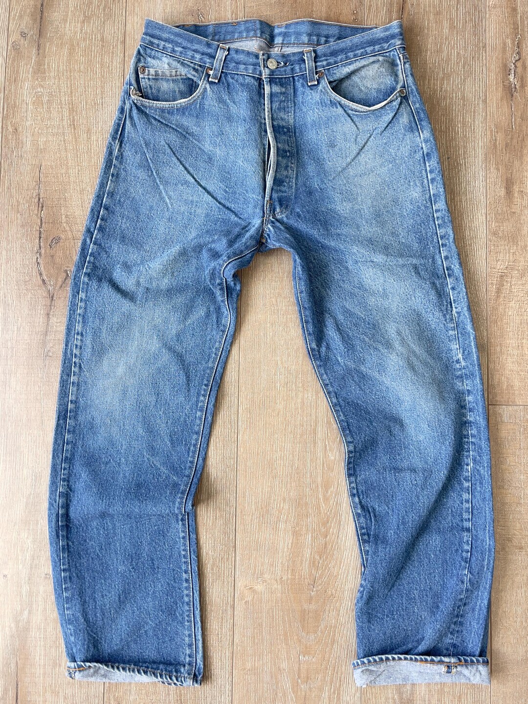 リーバイス 501 w33 l30 W33 L30.25 — vintage Levi's 501 Jeans — 1980s, Non-selvedge