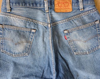 W33 L30.25 — vintage Levi's 501 Jeans — 1980s, Non-selvedge, #532