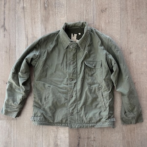 Size L — USN A-2 Deck Men&#39;s Jacket — 1980s, US NAVY, Cold Weather, Field Coat