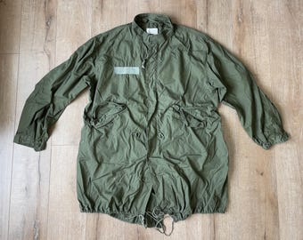 Med, Authentic M65 Fish Tail Parka With Liner From 1973 Made
