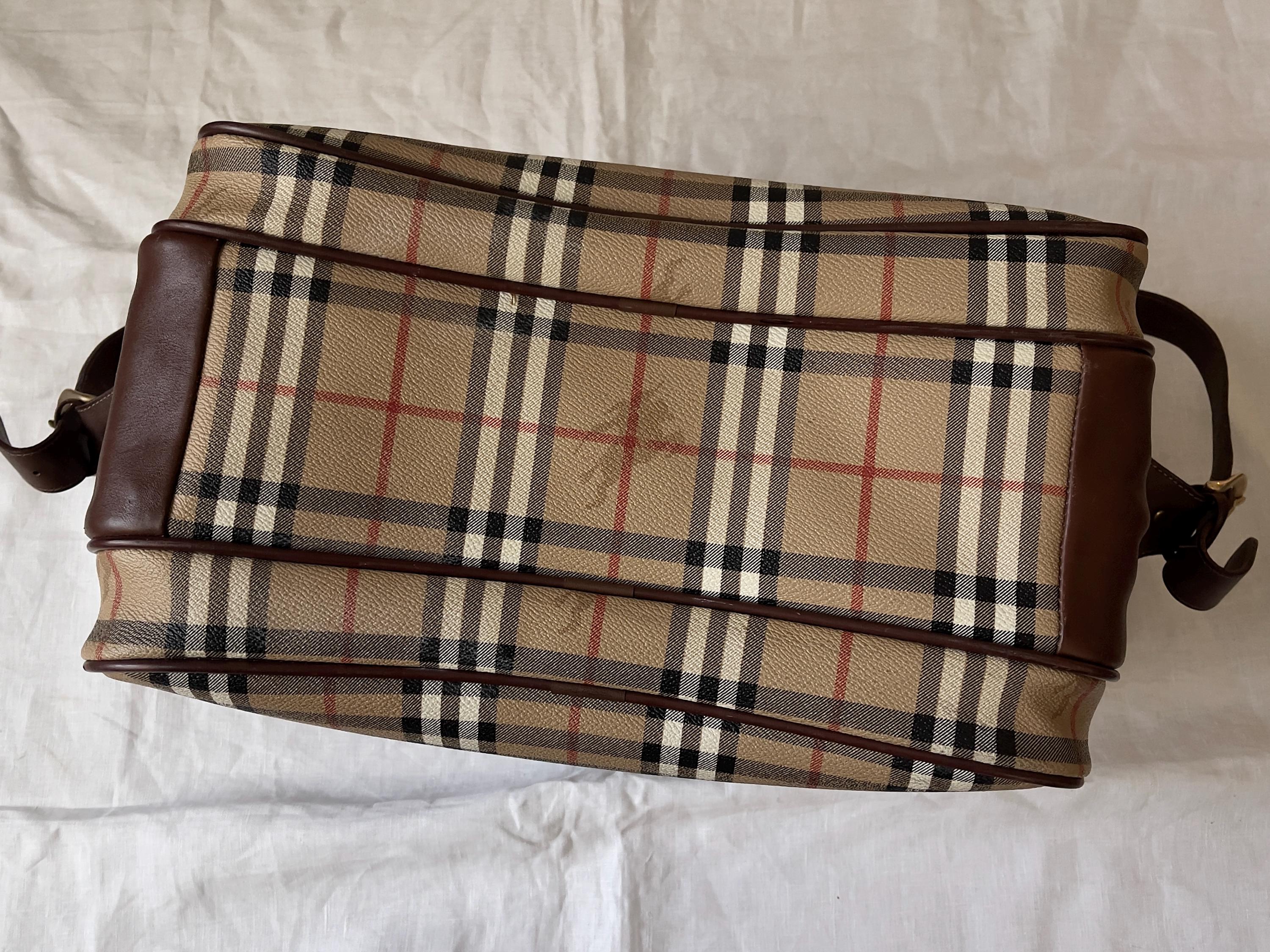 バッグ 90s vintage BURBERRY shoulder bag grunge Vintage 90s Burberry Bag - Etsy